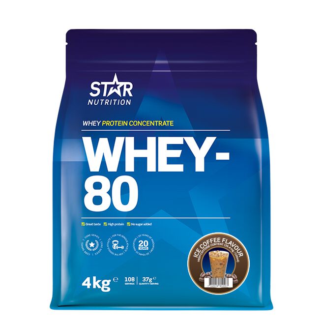 Whey-80 Myseprotein 4 kg - Whey protein - JK-Shop