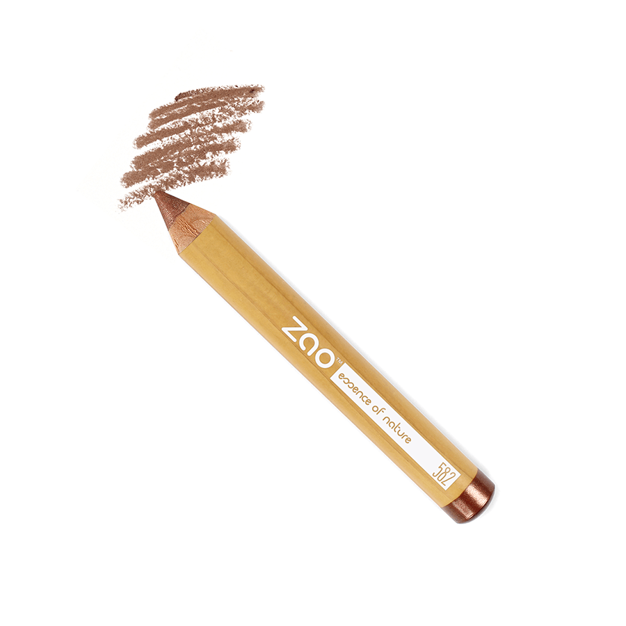 ZAO Jumbo Eye Pencil- Pearly Brown-Eyeliner-JKSHOP