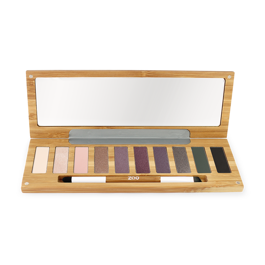 ZAO Matte & Pearly Eyeshadow Palette - Øyenskygge - JK-Shop