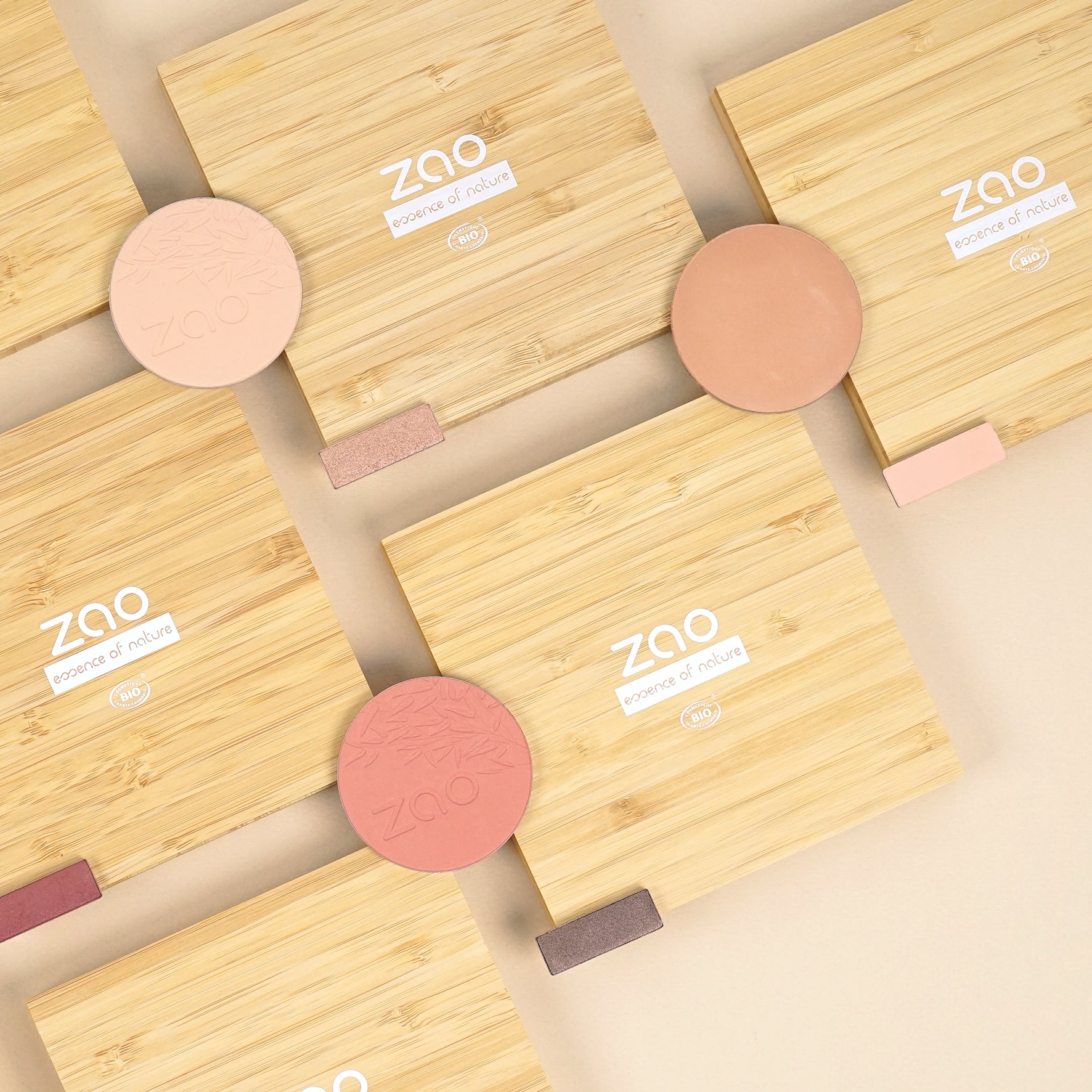 ZAO Refillable Magnetic Bamboo Palette L (tom) - Palette - JK-Shop