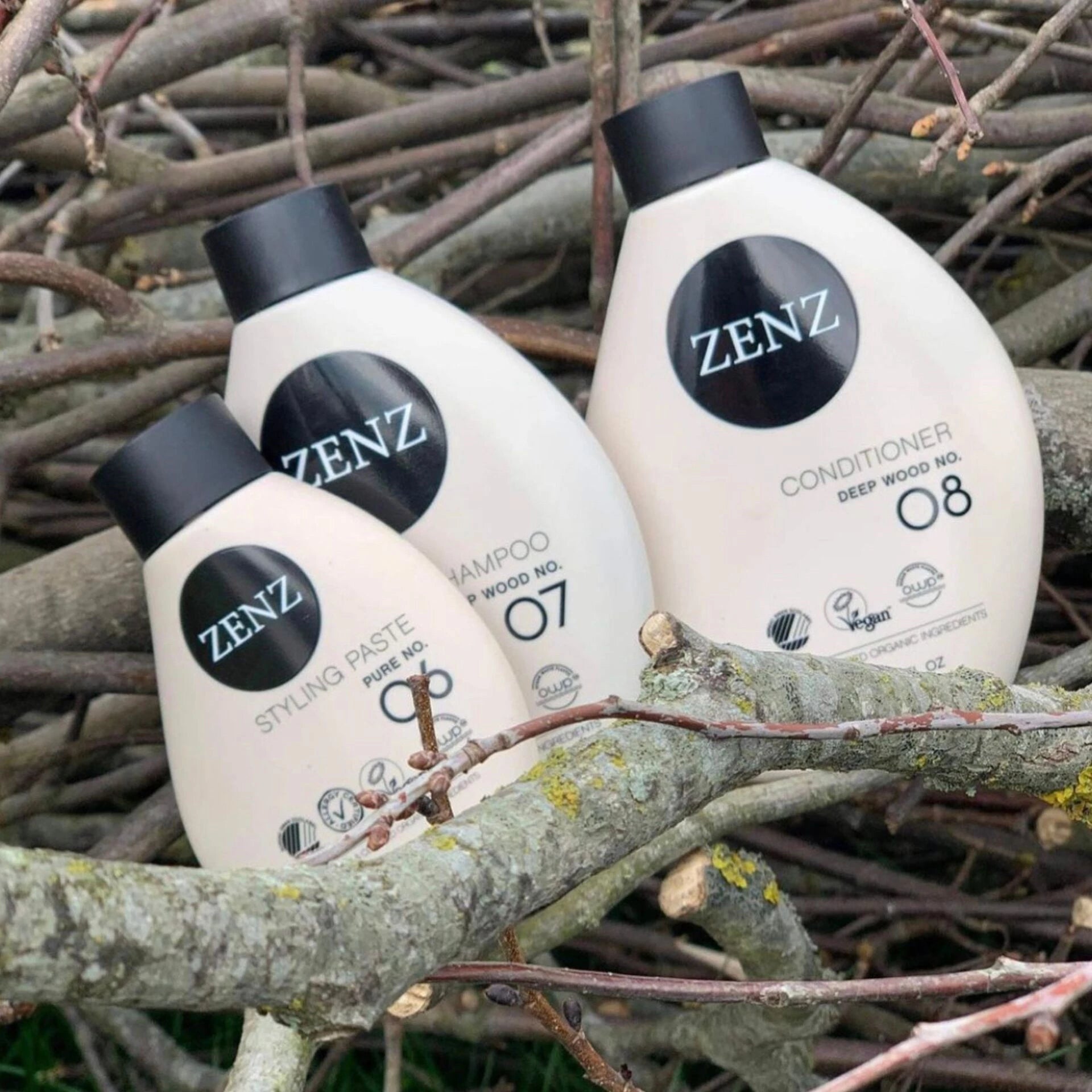 Zenz Organic Shampoo Deep Wood No. 07 1000ml - Sjampo - JK-Shop