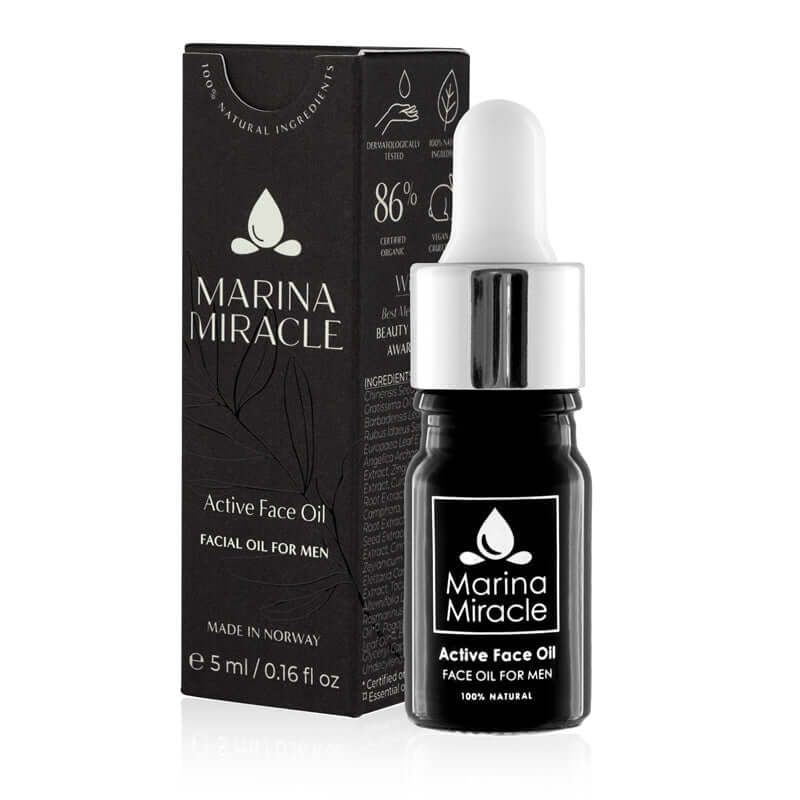 Marina Miracle, Ansiktsolje FOR MENN - Active Tester-Ansiktsolje-JKSHOP
