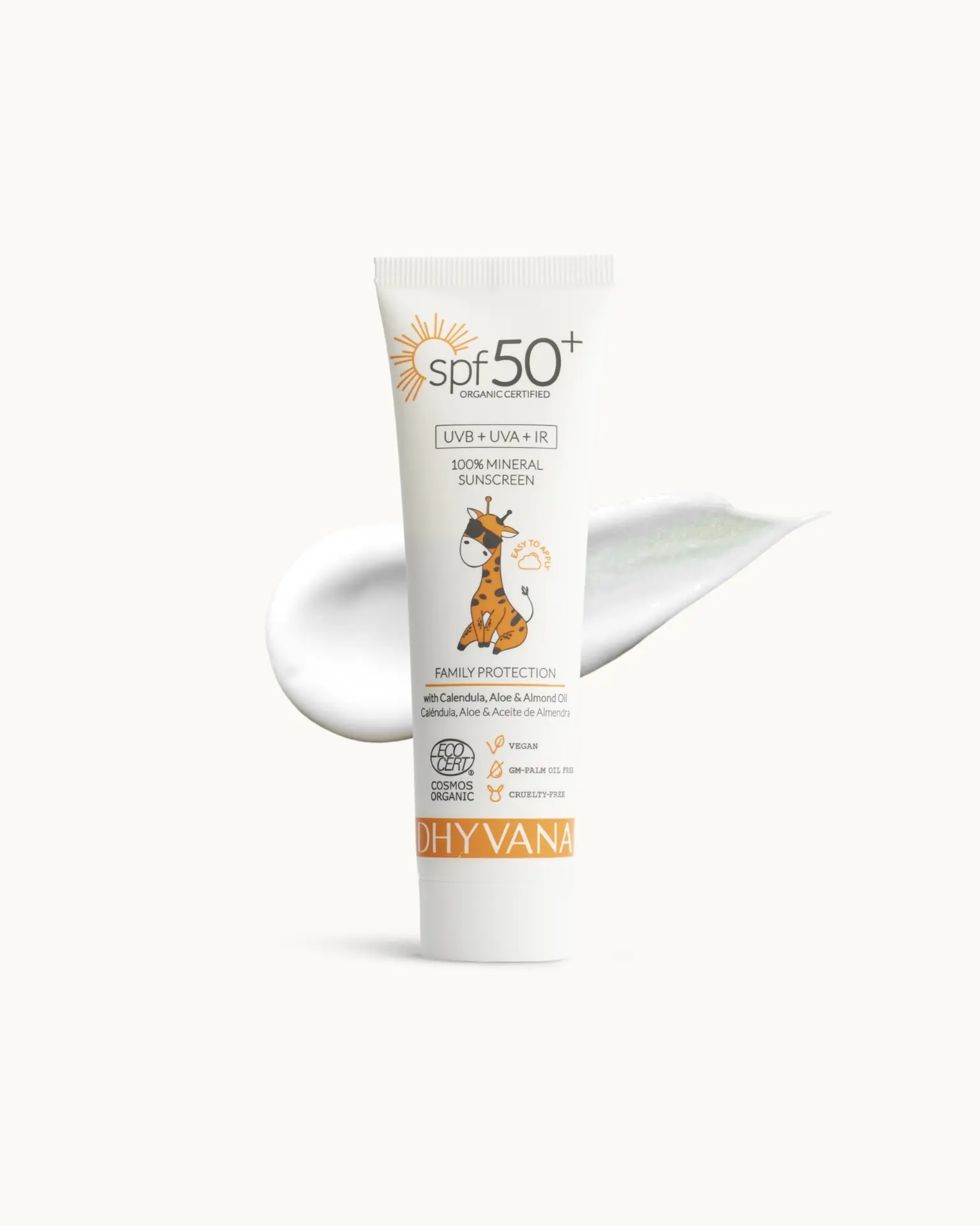 DHYVANA Sun Cream - 3 varianter