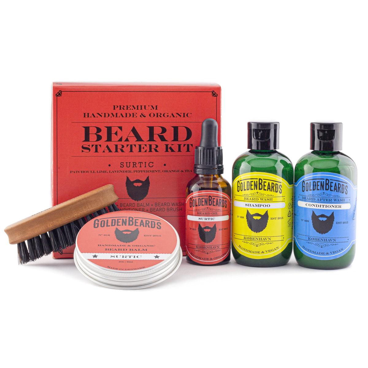 Golden Beards Starter Skjeggesett Surtic
