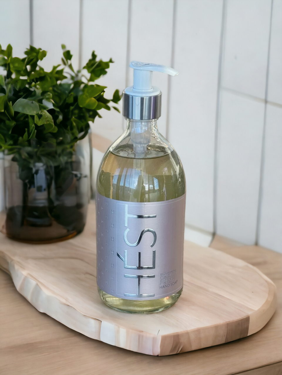 Terrigeno HEST Hand Wash + Rosenkvartsstener Pretty Fresh 500ml - Håndsåpe - JK-Shop