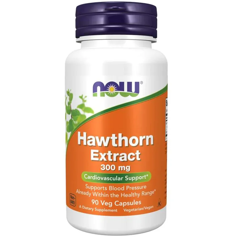 NOW HAWTHORN EXT 1.8% /300MG 90 VCAPS