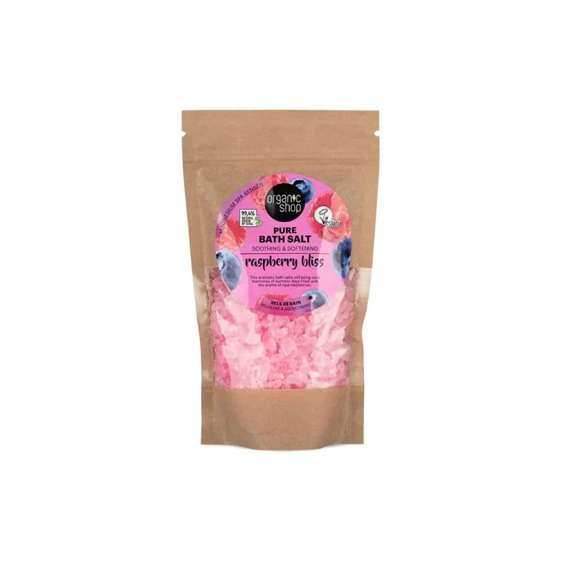 ORGANIC SHOP PURE BATH SALT RASPBERRY BLISS 500G - Badesalt / Badesåpe - JK-Shop