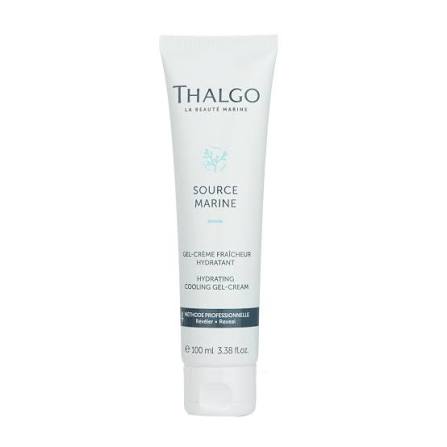 Thalgo Source Marine Hydrating Cooling Gel-Cream 100 ml ansiktskrem sett fra siden