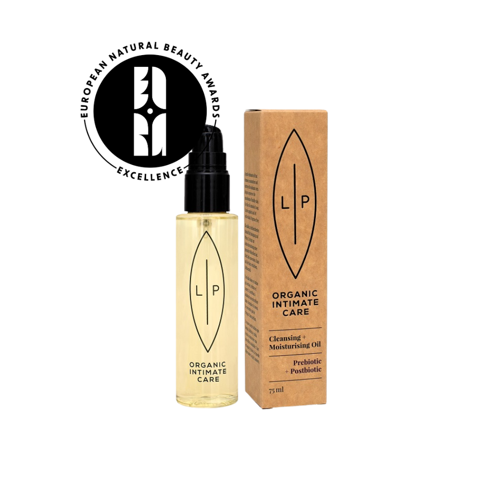 Lip Intimate Care Cleansing + Moisturising Oil, Prebiotic + Postbiotic 75 ml