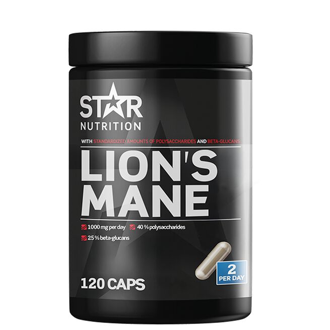 Star Nutrition Lion's Mane 120 kapsler soppekstrakt