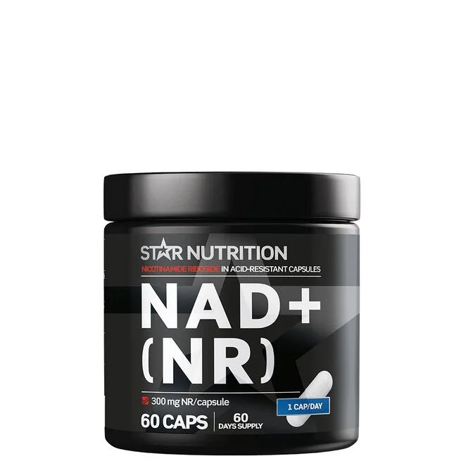 Star Nutrition NAD+ (NR) 300 mg 60 kapsler NR-tilskudd