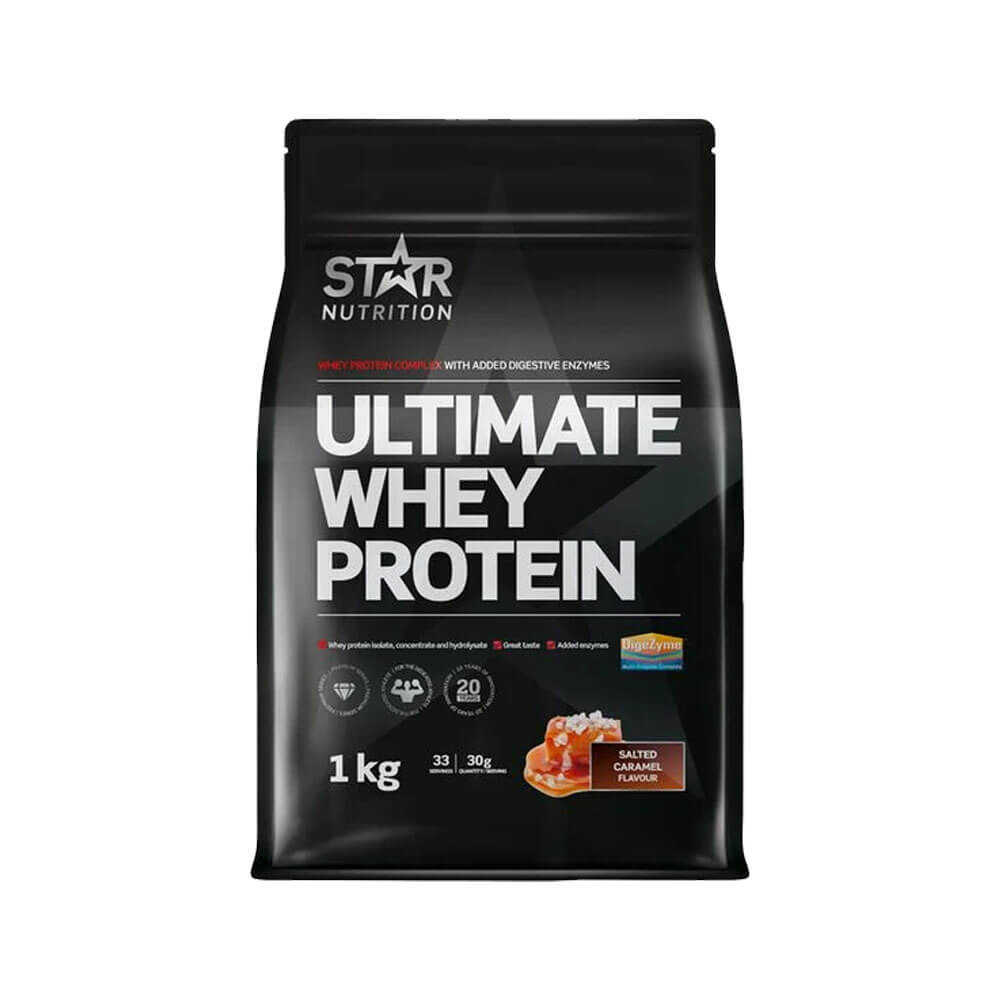 Star Nutrition Ultimate Whey Myseprotein 1 kg Salted Caramel