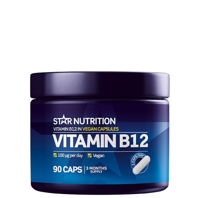 Star Nutrition Vitamin B12 90 kapsler vitamin B12