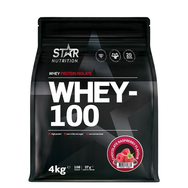 Star Nutrition Whey-100 Myseprotein 4 kg myseprotein bilde 2