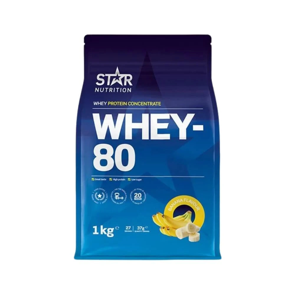 Star Nutrition Whey-80 Myseprotein 1 kg