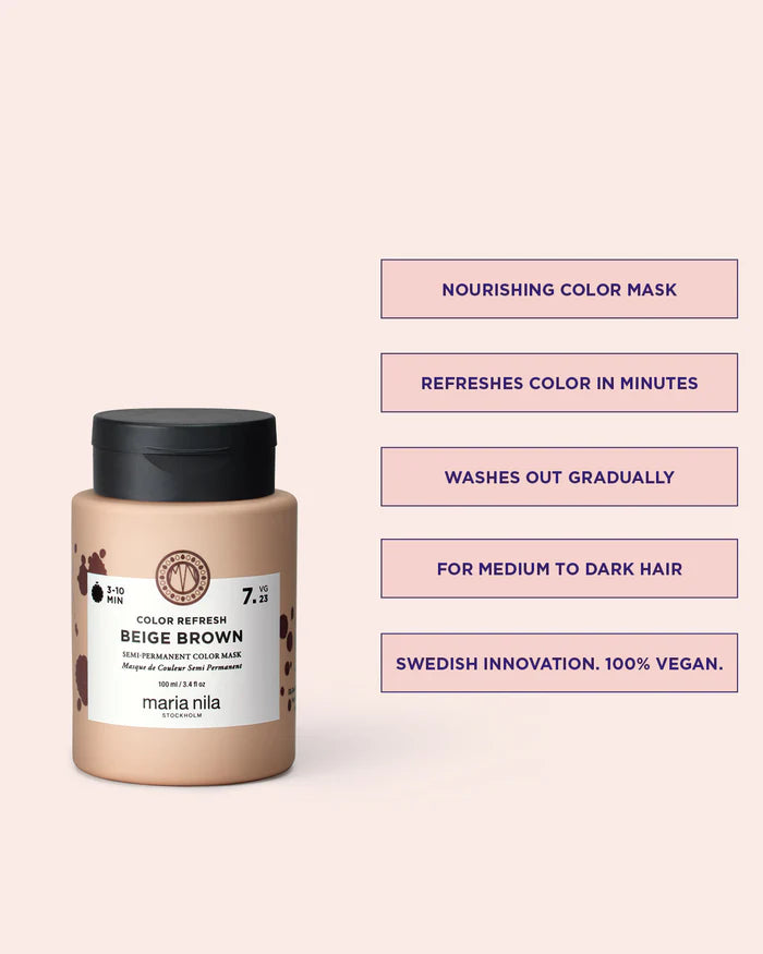 Maria Nila Color Refresh Beige Brown 100 ml